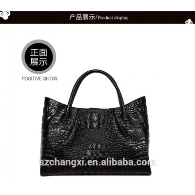 luxury genuine leather handbag for women