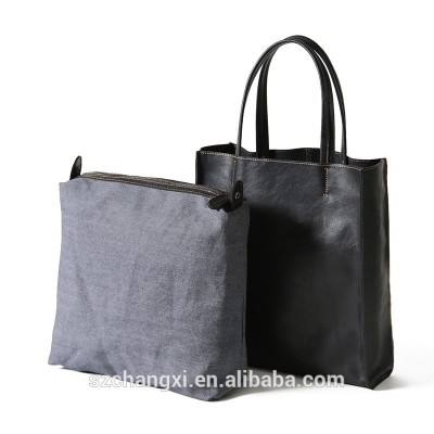 Stylish Reversible Genuine Leather Bag